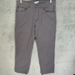 Peter Millar Pants Mens 32x29 Grey Chino Casual Straight Leg‎ Cotton